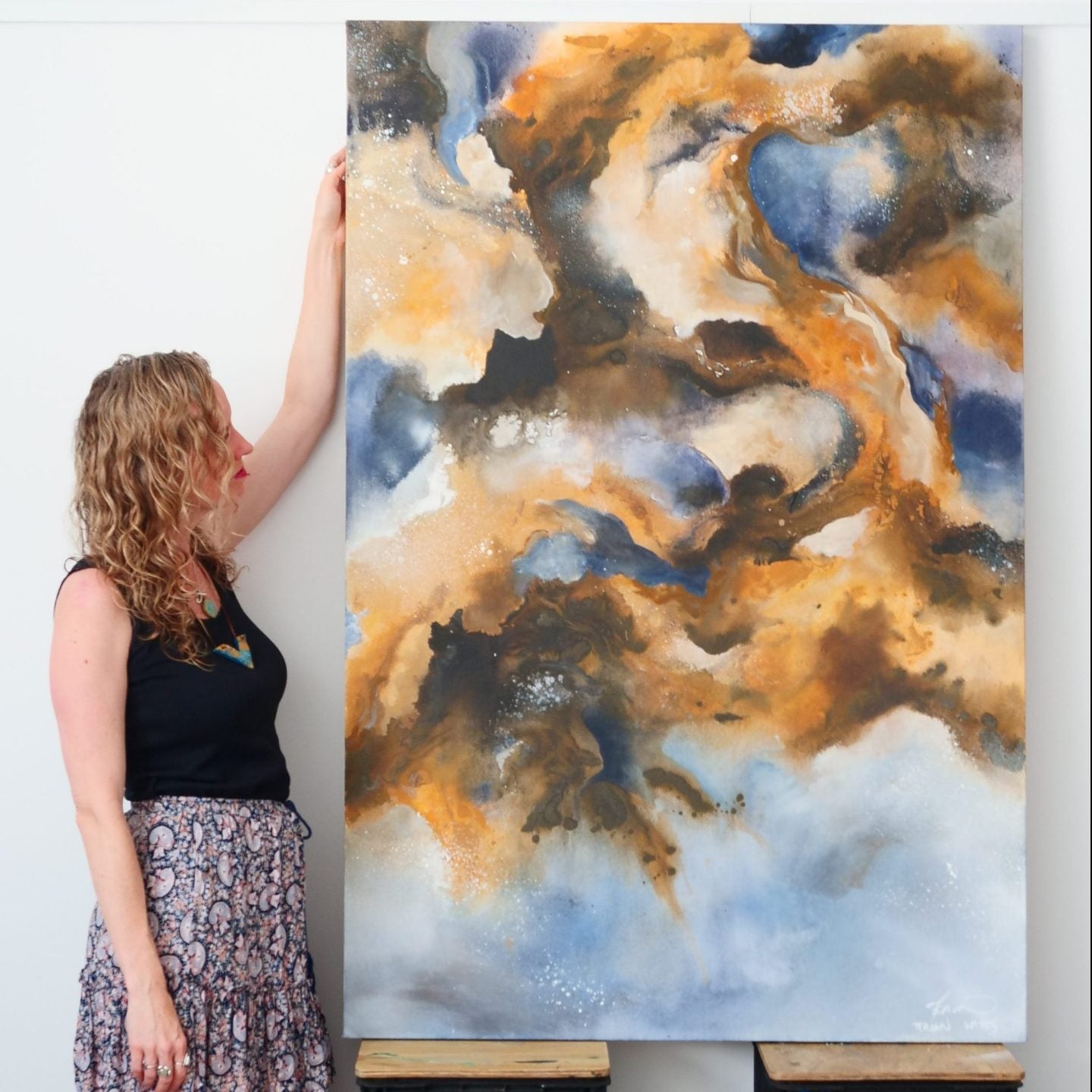 SOLD River run -original artwork - Teagan Watts