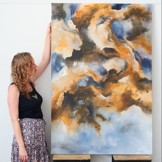 SOLD River run -original artwork - Teagan Watts