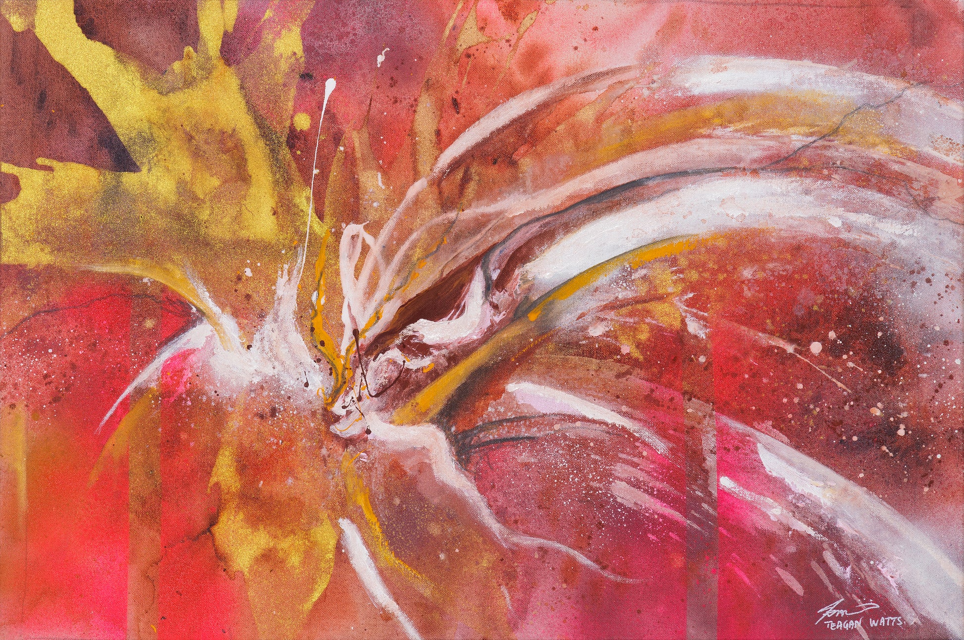 Flirt – Original artwork - Teagan Watts