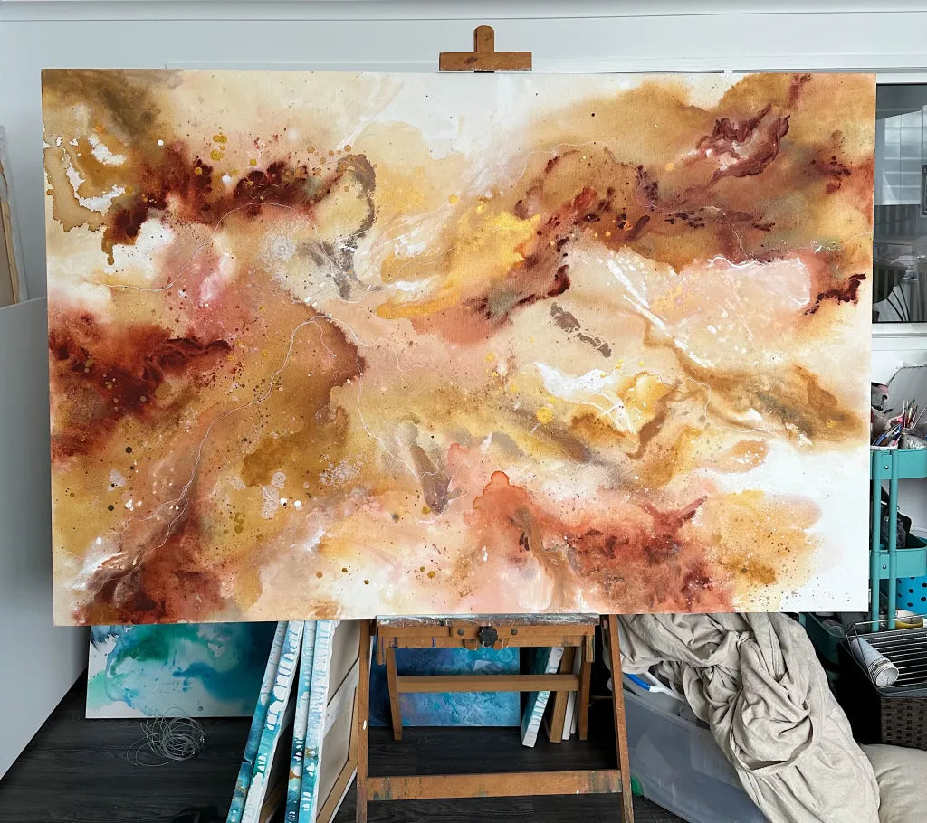 SOLD - Golden Hour – original artwork - Teagan Watts