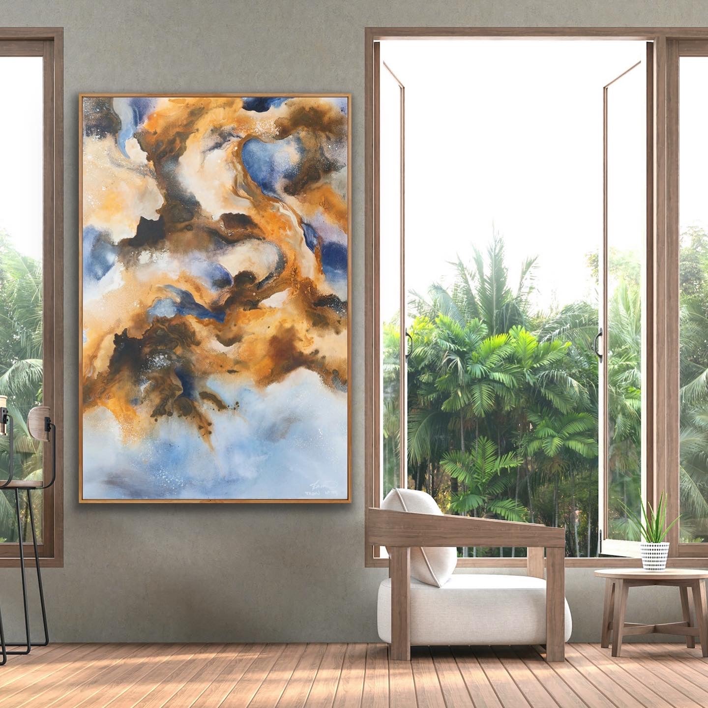 SOLD River run -original artwork - Teagan Watts