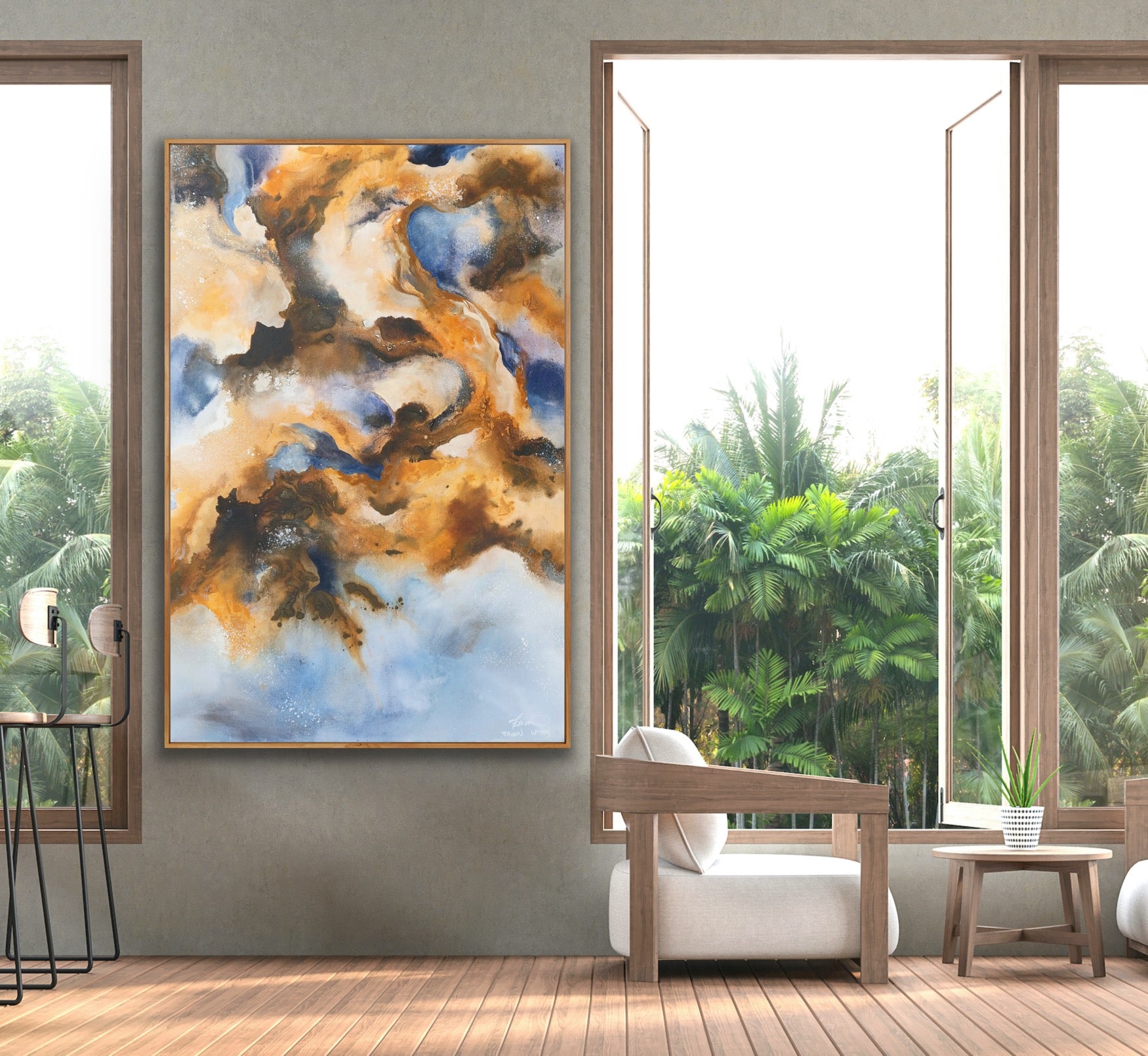 SOLD River run -original artwork - Teagan Watts