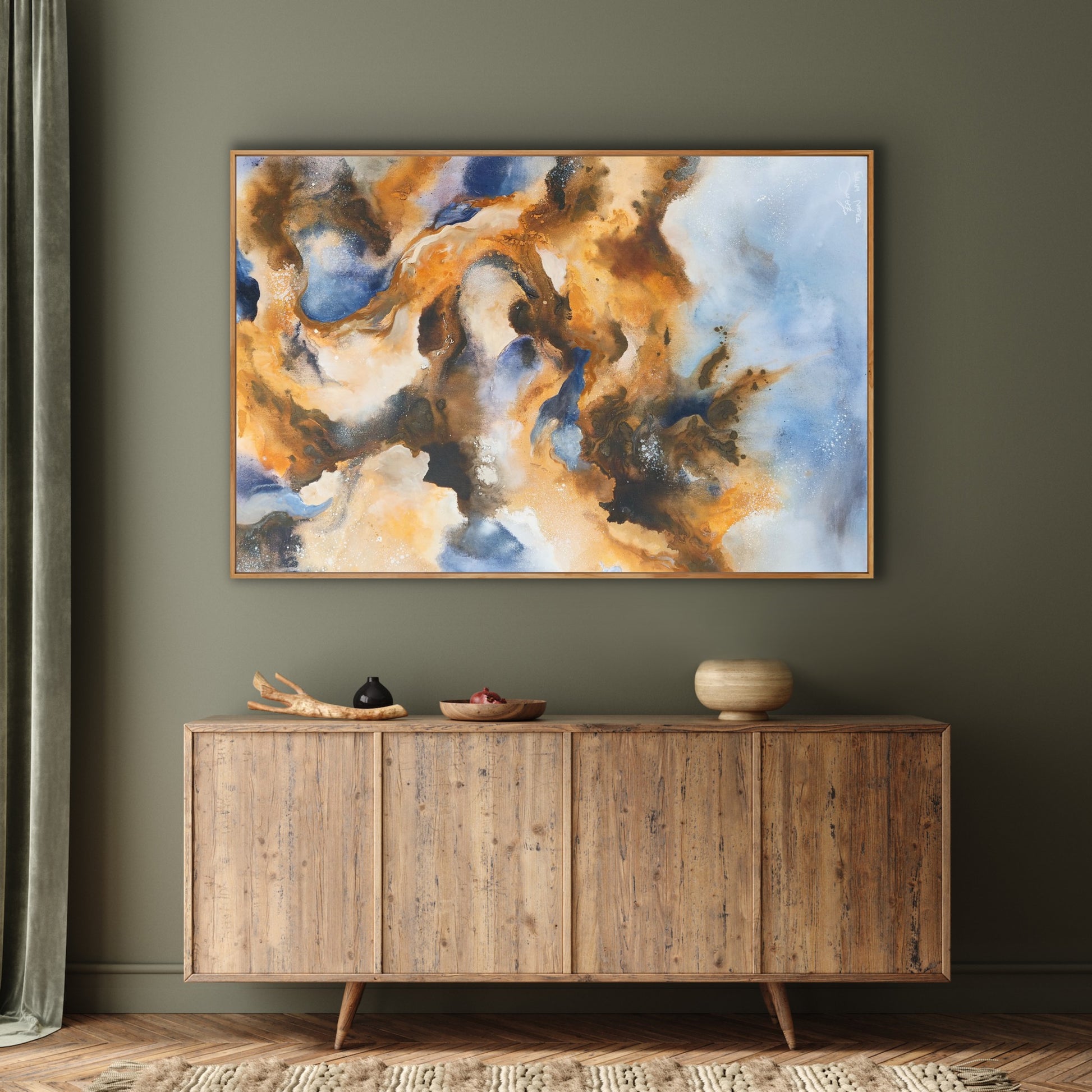 SOLD River run -original artwork - Teagan Watts