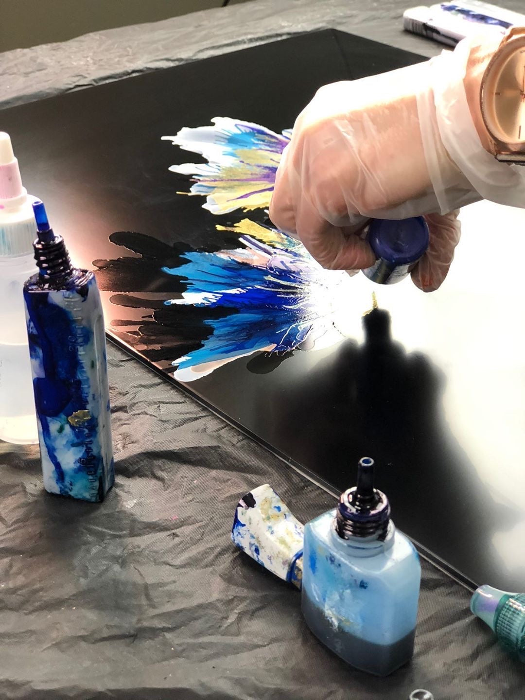 Alcohol Ink Online course bundle - Teagan Watts