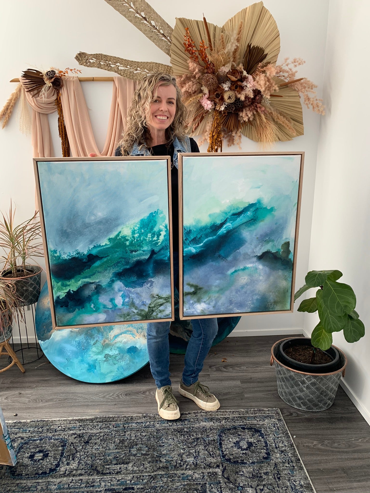 SOLD - Consumed I & II – original artwork - Teagan Watts