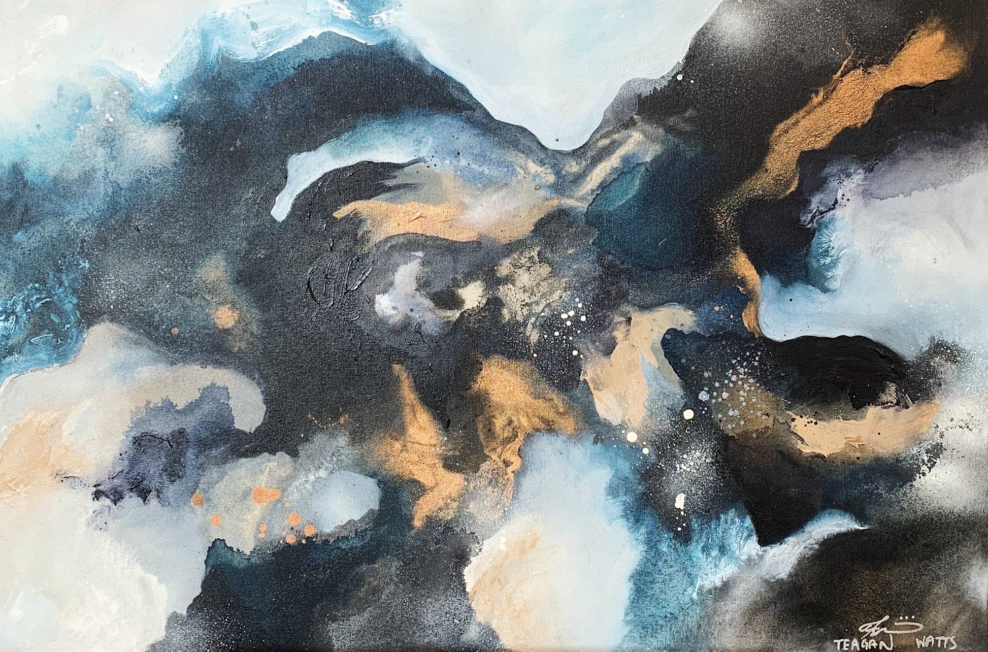 Sink or swim -original artwork - Teagan Watts