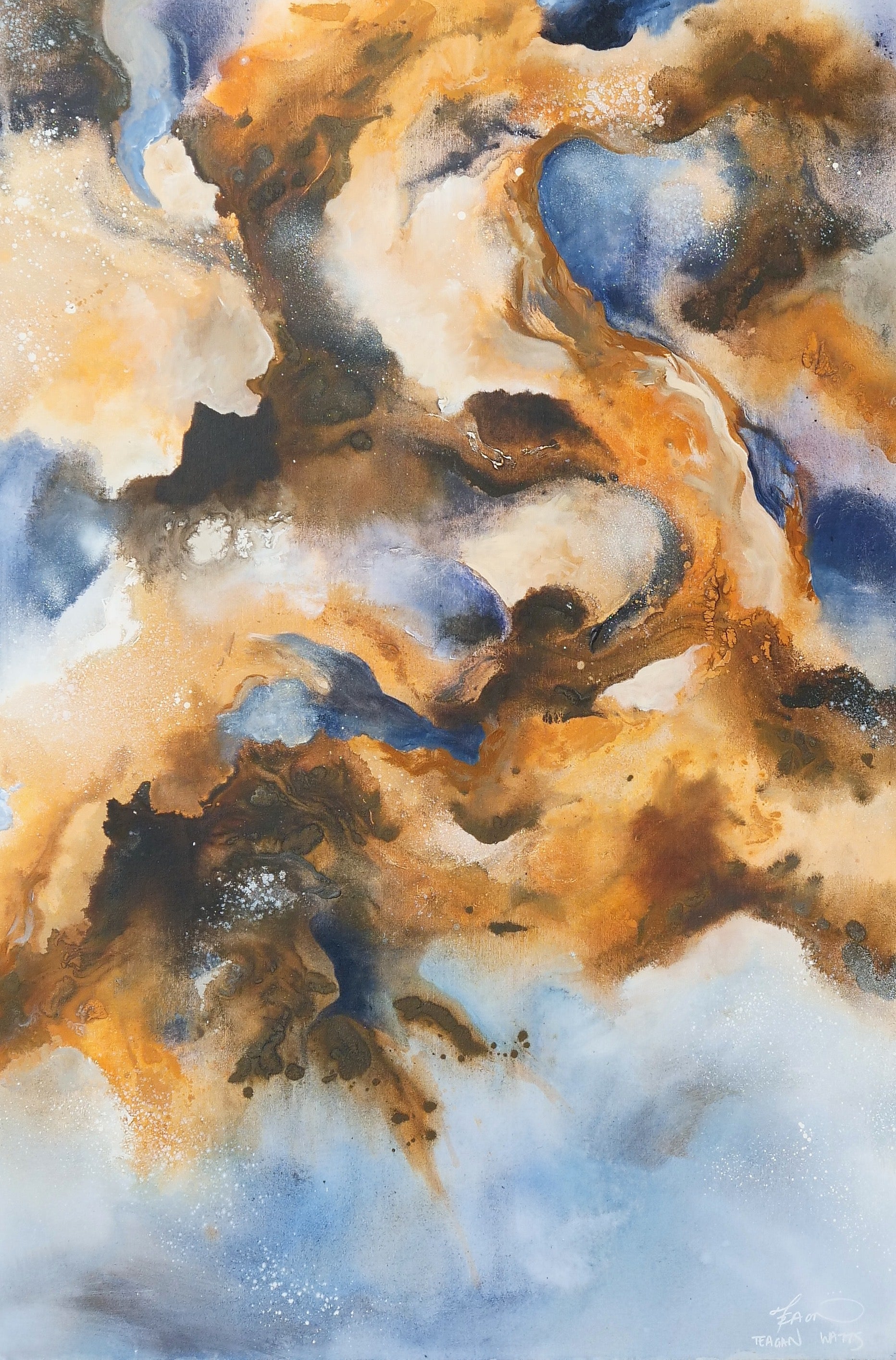 SOLD River run -original artwork - Teagan Watts