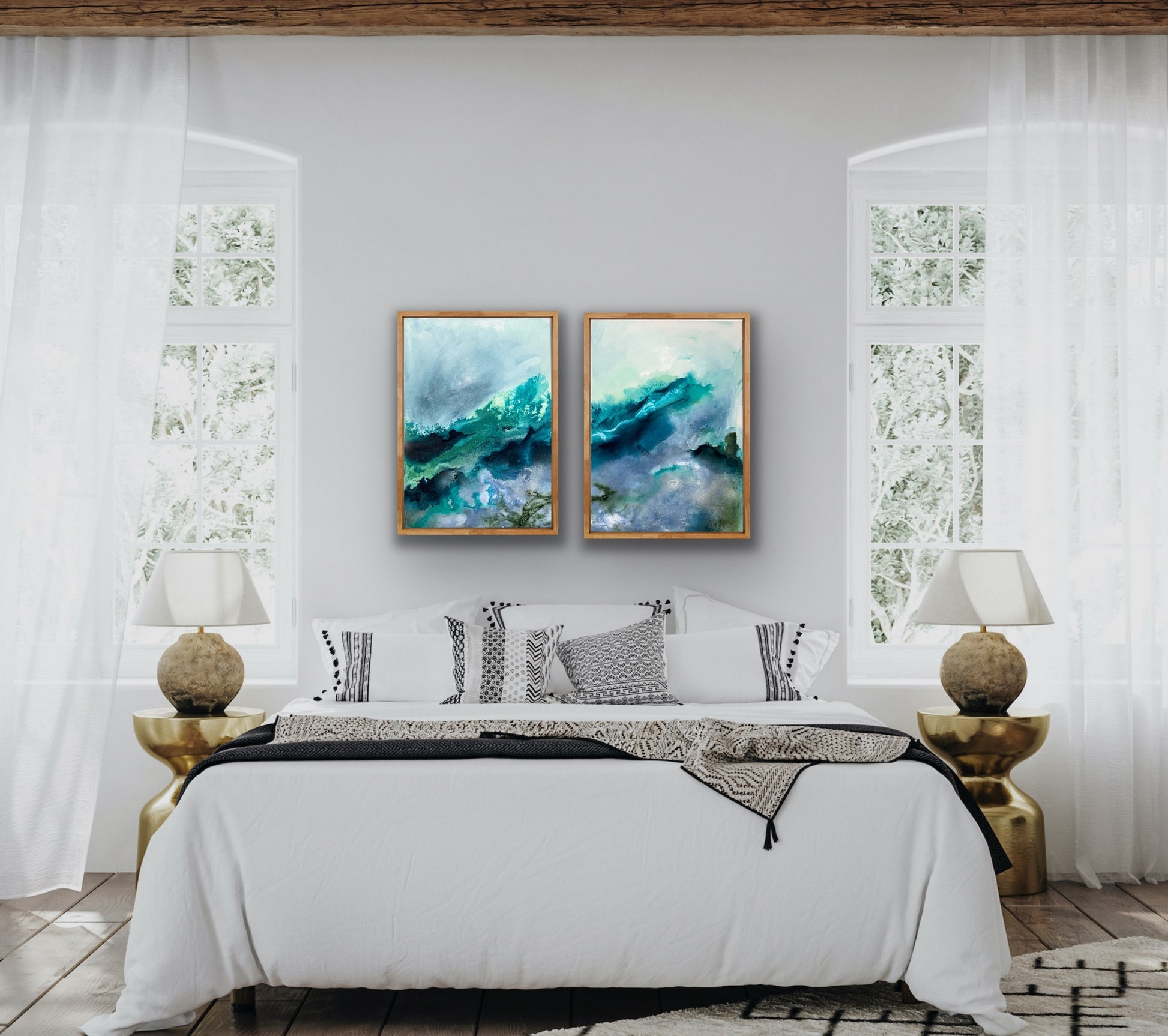 SOLD - Consumed I & II – original artwork - Teagan Watts