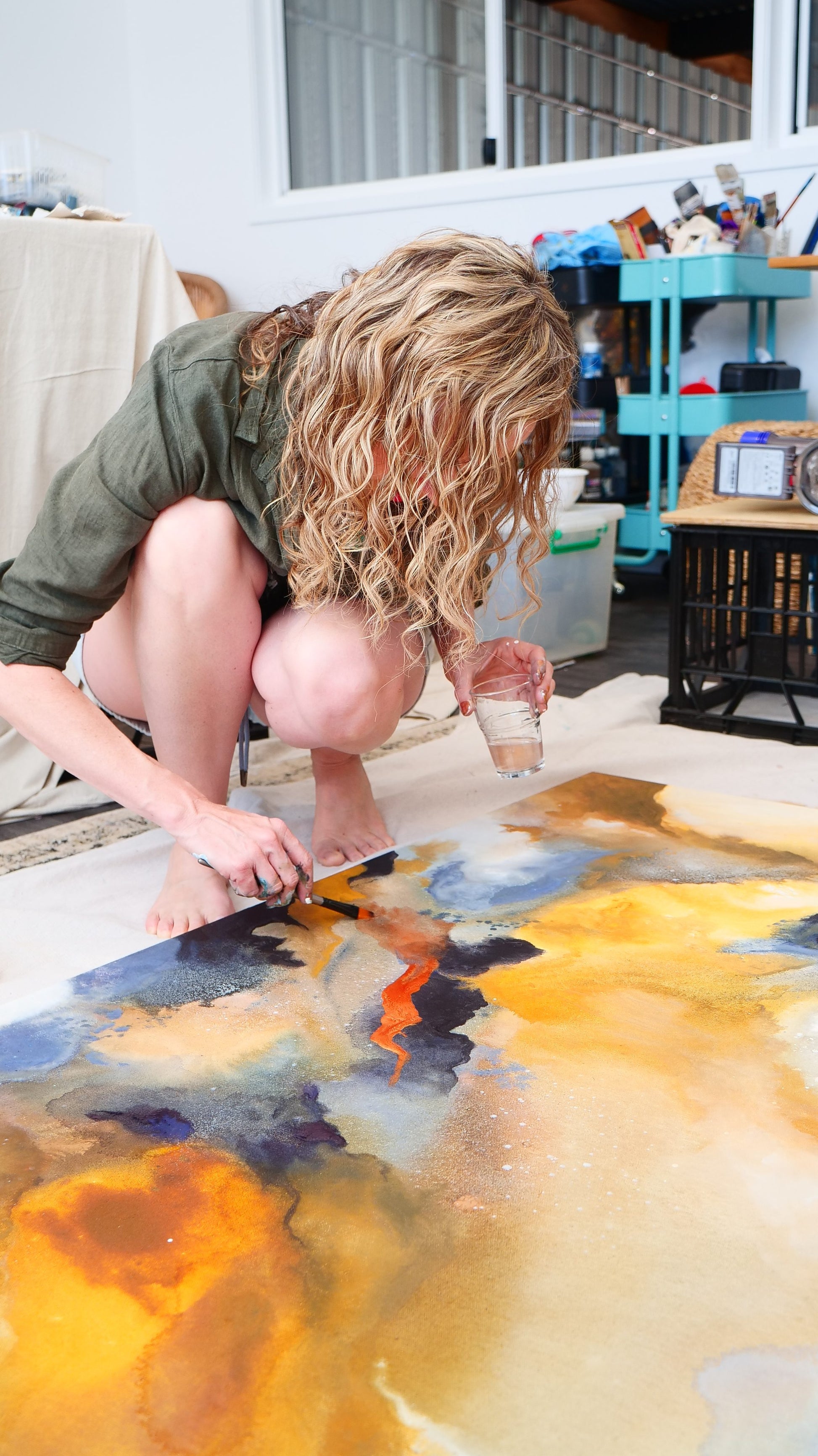 SOLD Carry me away -original artwork - Teagan Watts