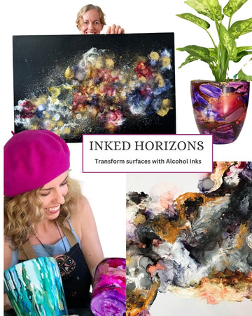 INKED HORIZONS - Alcohol Ink course bundle - Teagan Watts