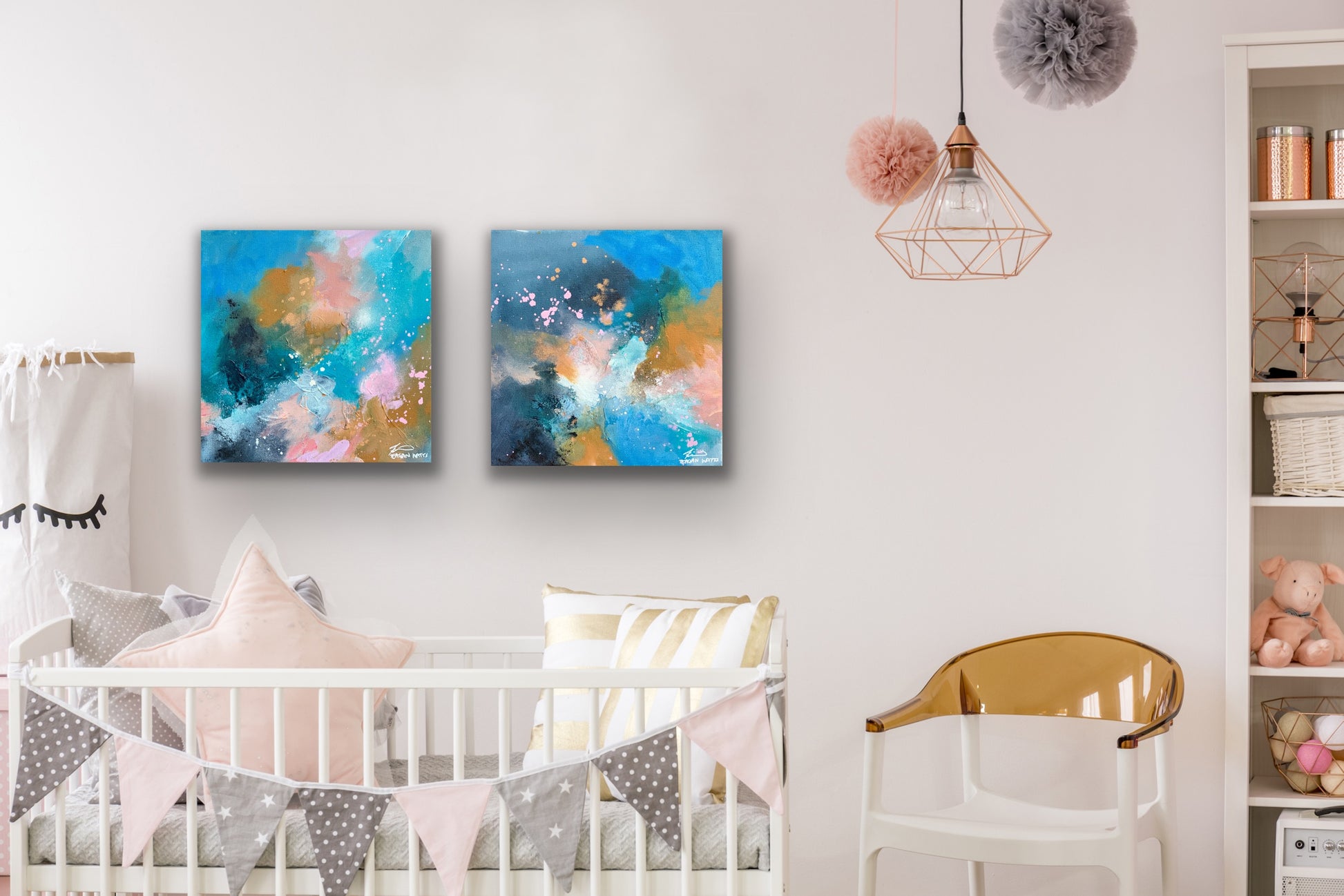 Fairy floss – original artwork - Teagan Watts