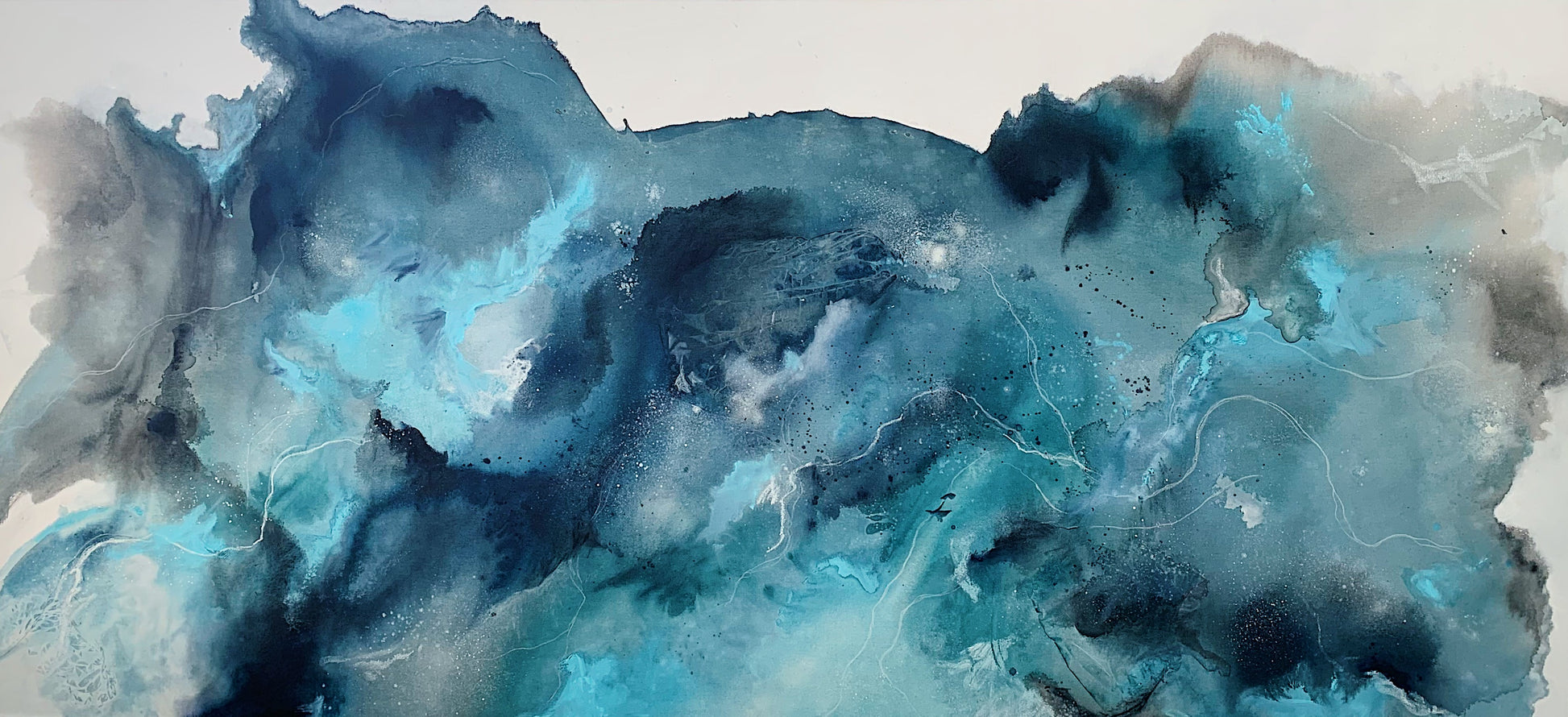 SOLD – Dive Right In – original artwork - Teagan Watts