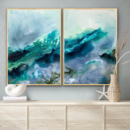 SOLD - Consumed I & II – original artwork - Teagan Watts