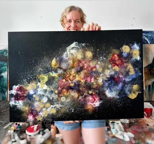 SAT MAY 17th, 10am -1pm - Galaxy Art workshop (Alcohol Inks) - Teagan Watts