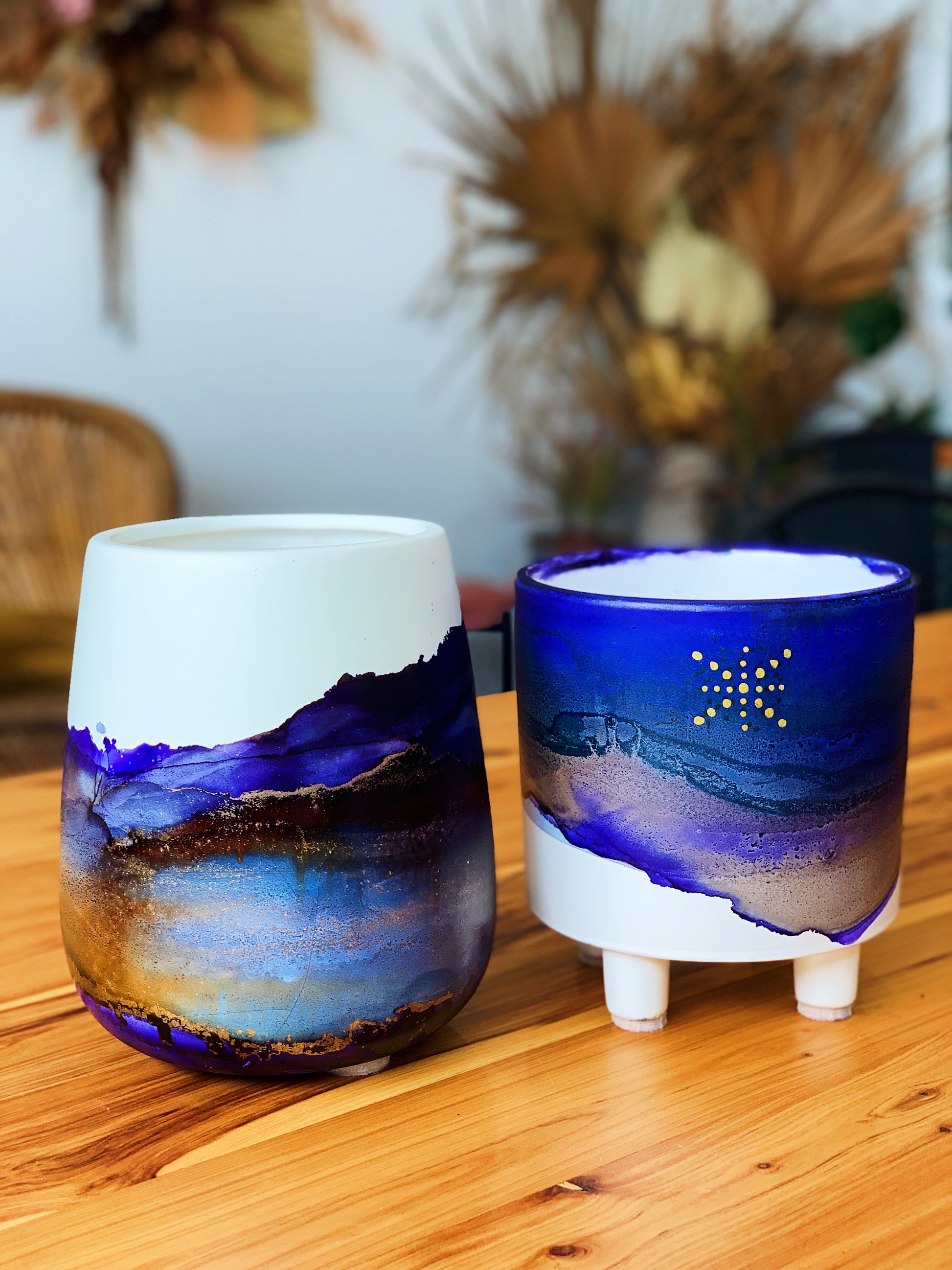 SAT 7TH JUNE, 2-4.30PM - Alcohol Inks Planter workshop - Teagan Watts