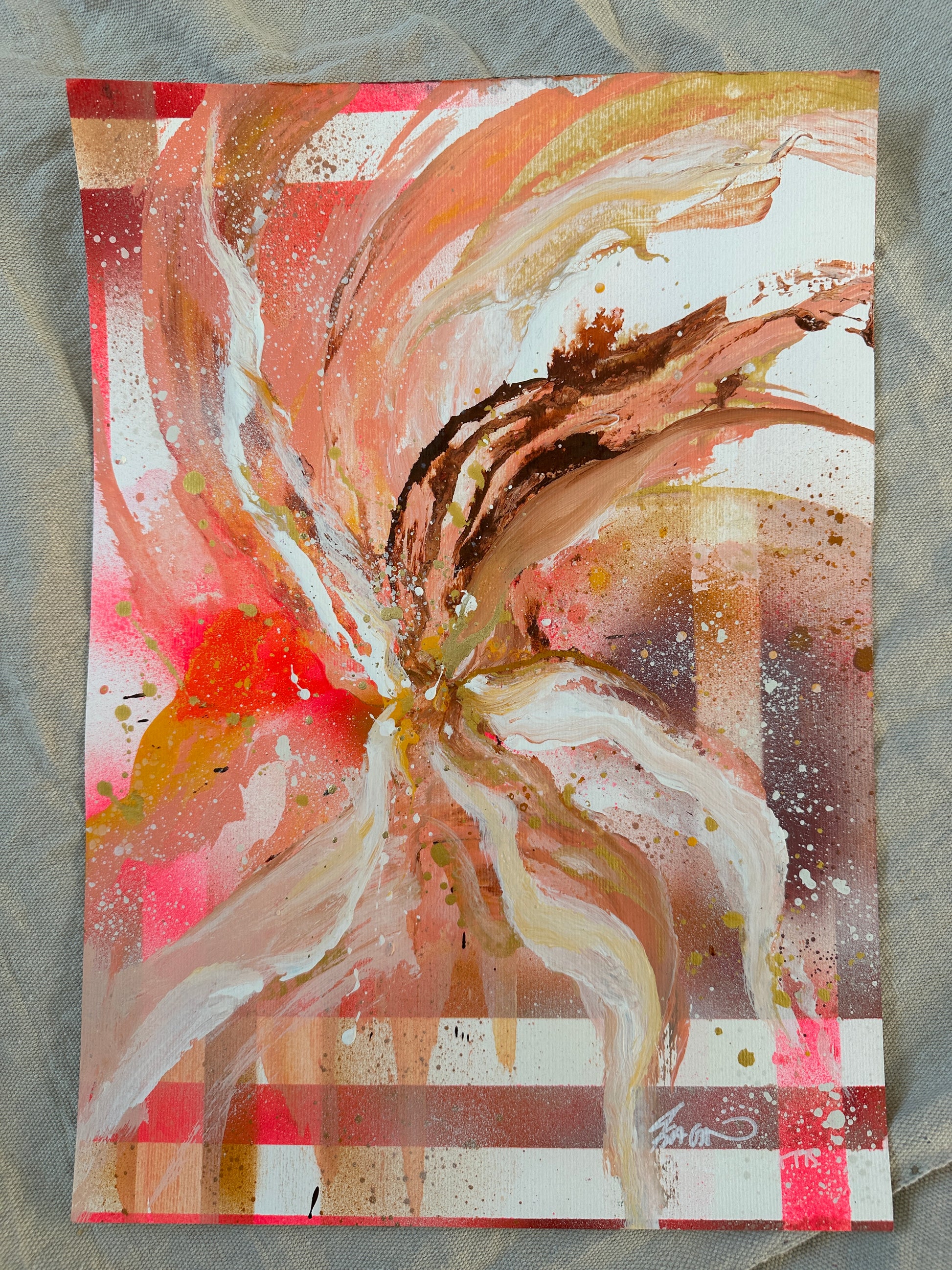 Shine on  – Original A3 artwork - Teagan Watts