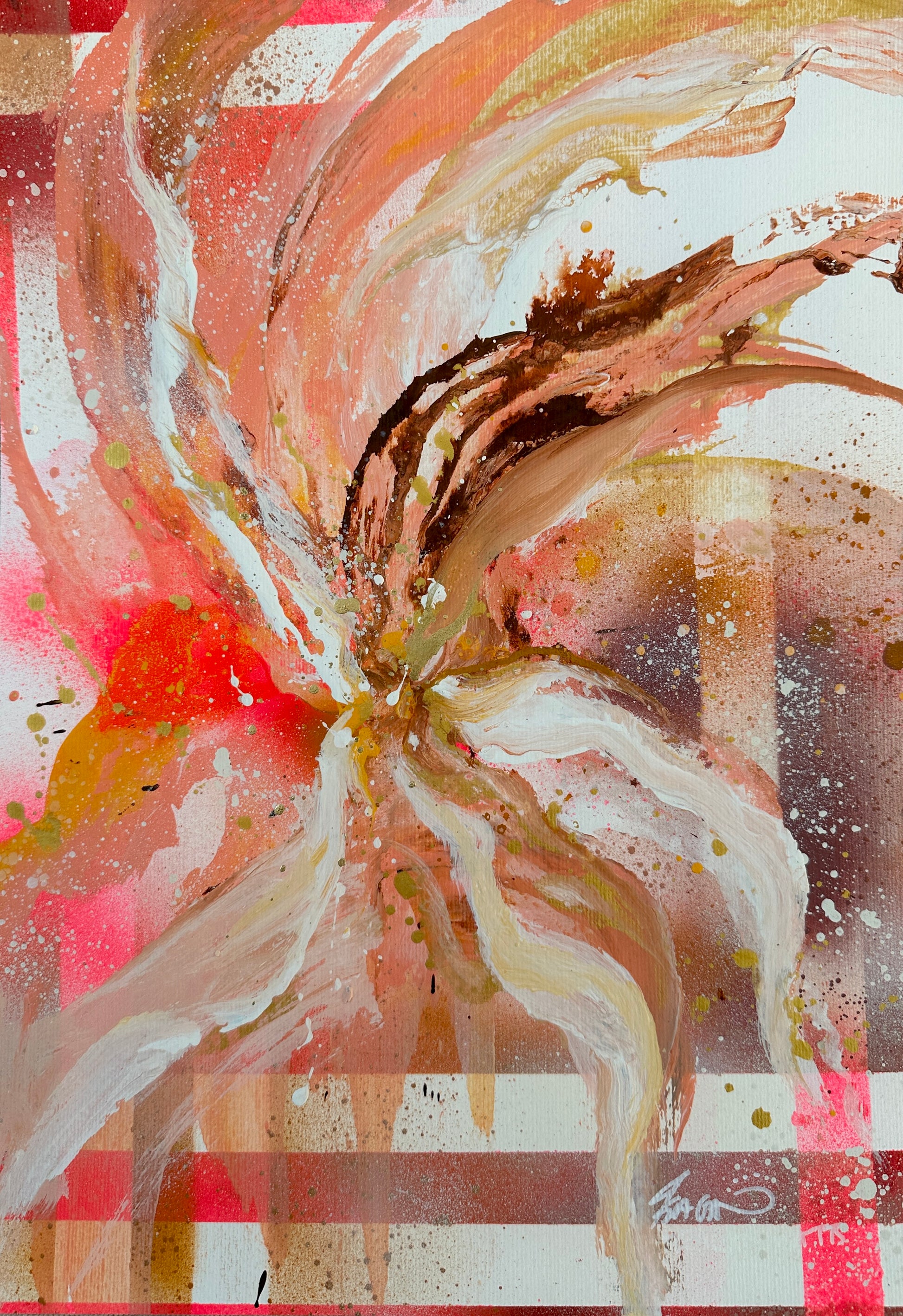 Shine on  – Original A3 artwork - Teagan Watts