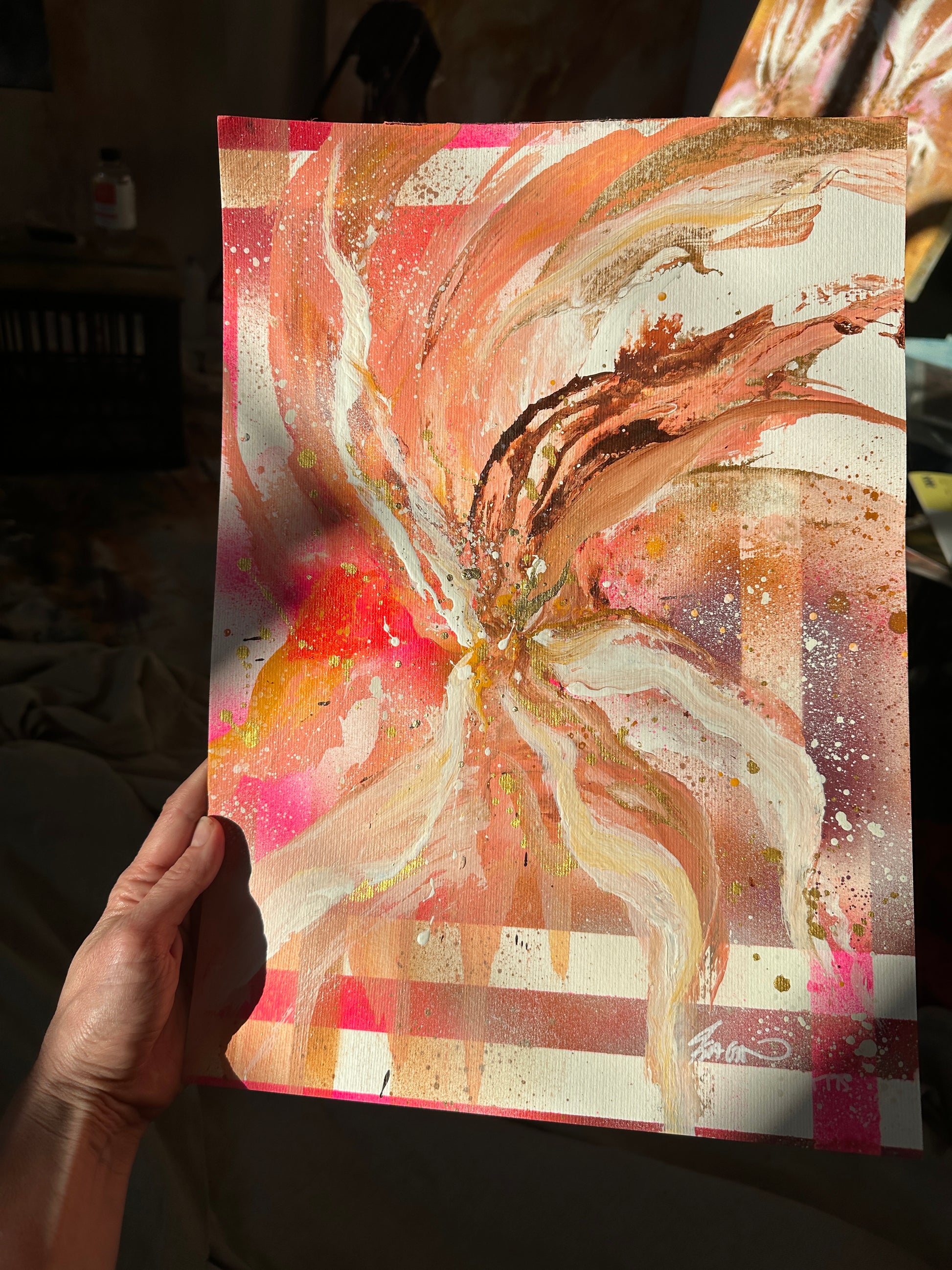 Shine on  – Original A3 artwork - Teagan Watts