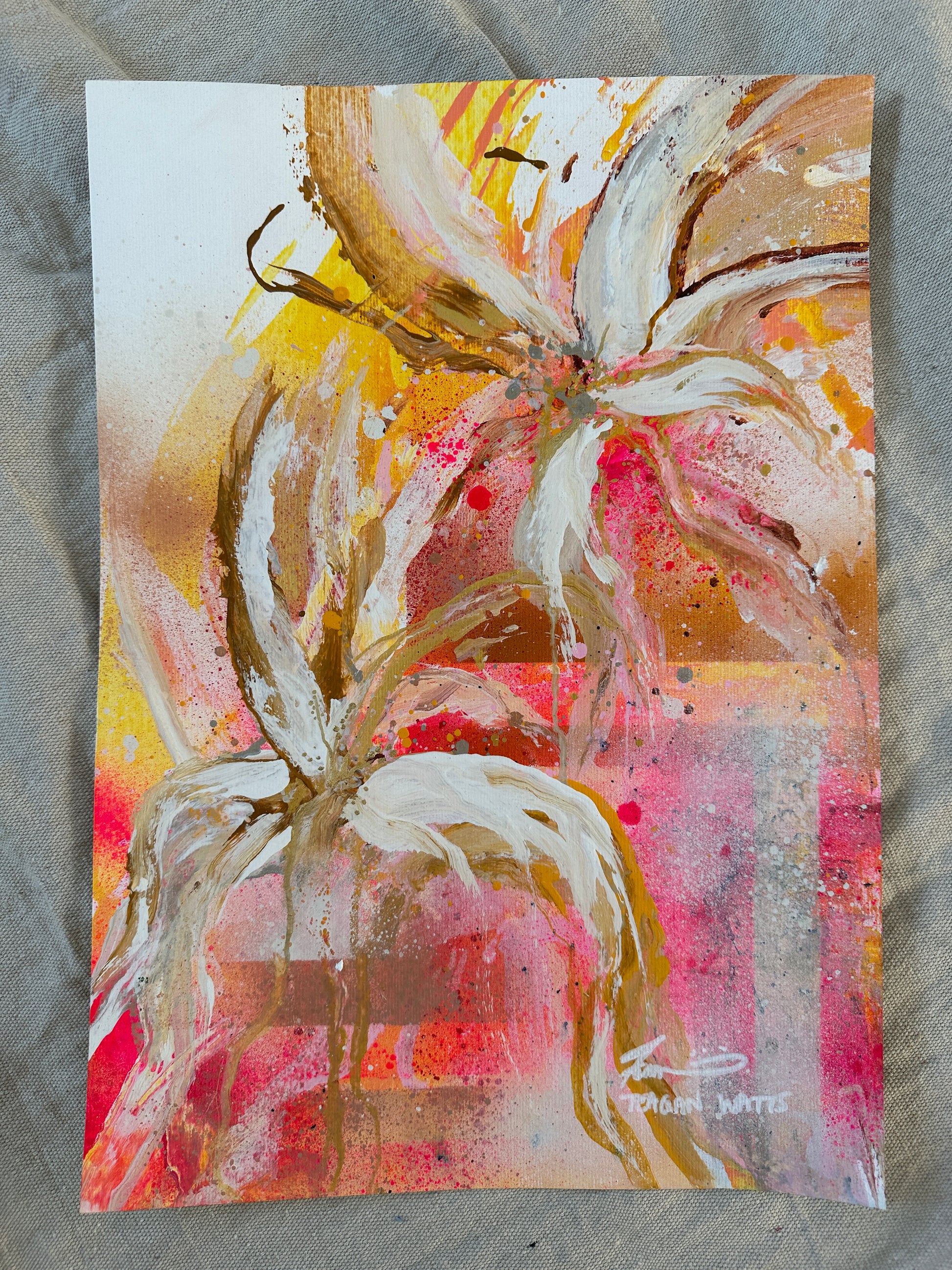 Uplifted – Original A3 artwork - Teagan Watts