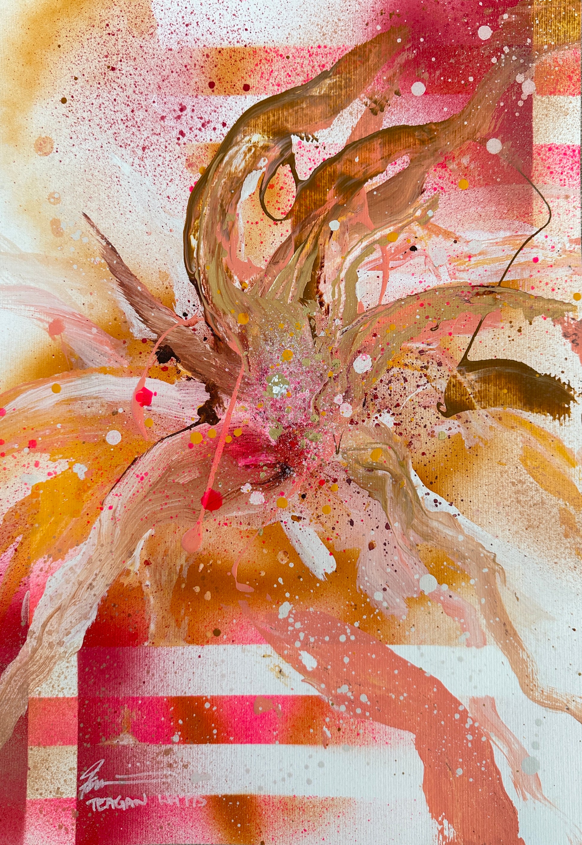 Unveil – Original A3 artwork - Teagan Watts