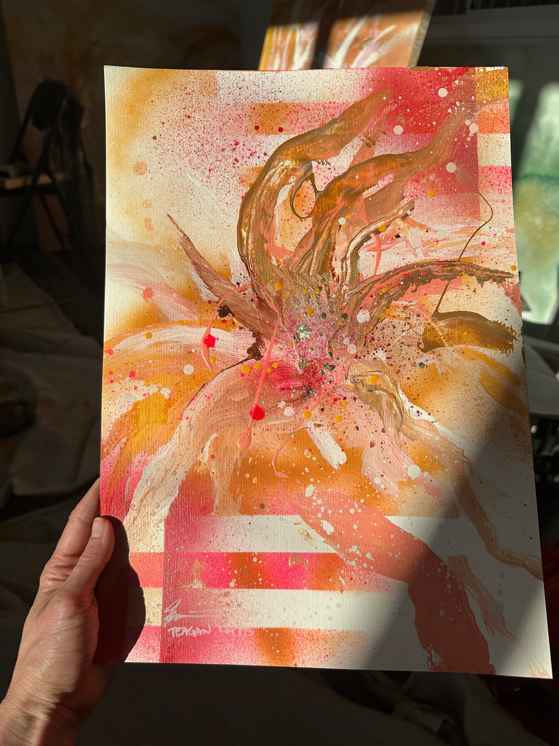 Unveil – Original A3 artwork - Teagan Watts