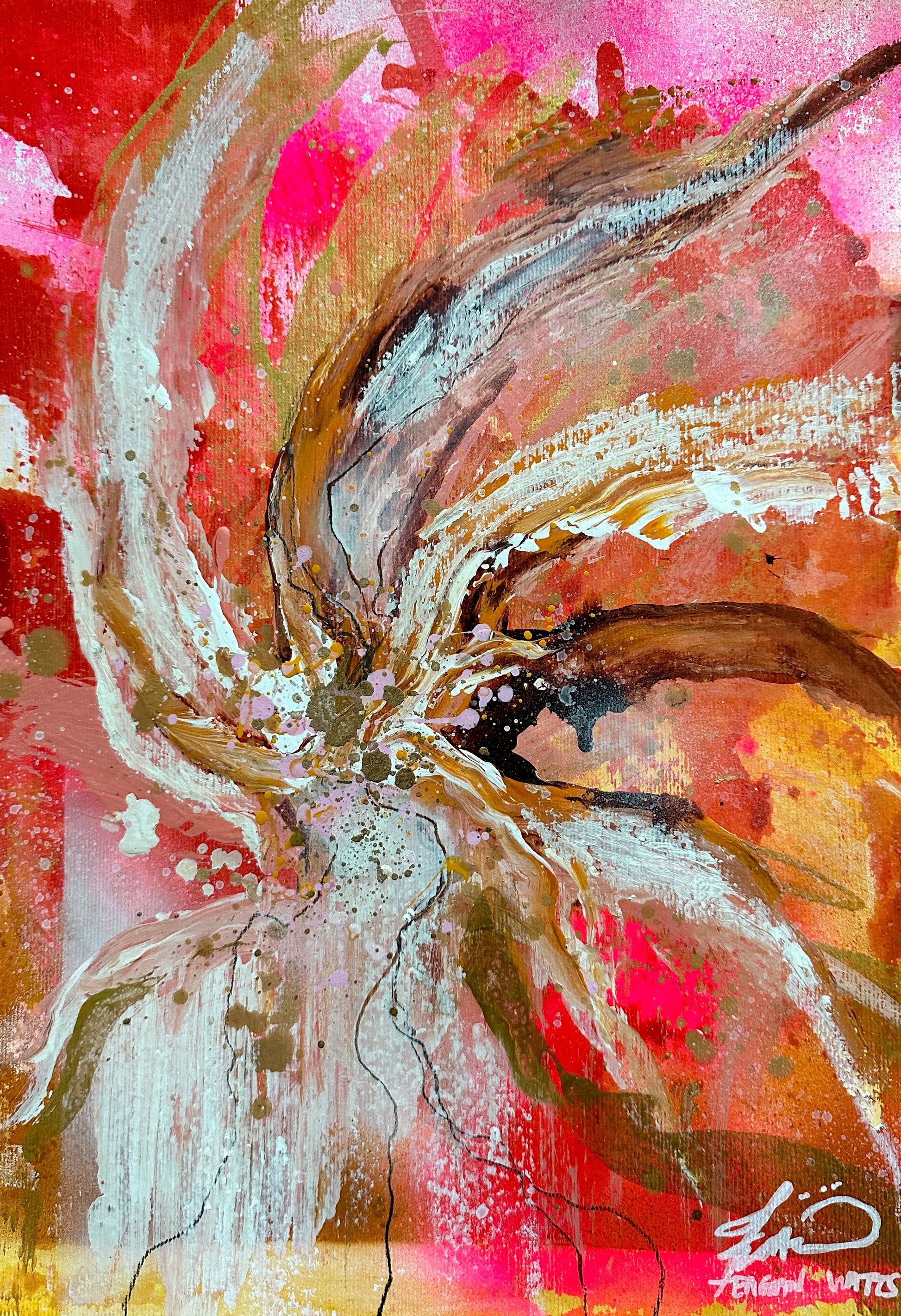 She's so fine  – Original A3 artwork - Teagan Watts