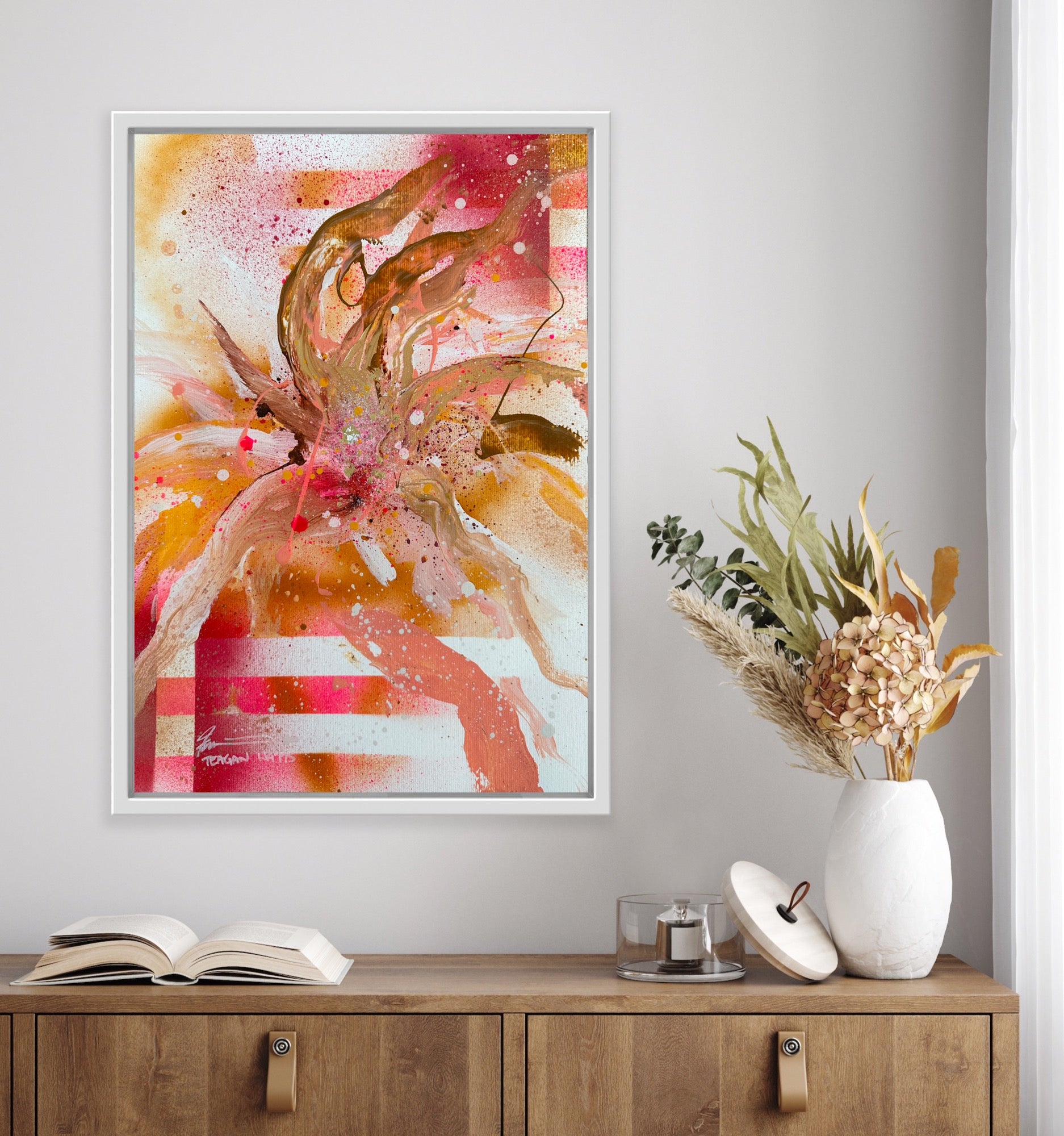 Unveil – Original A3 artwork - Teagan Watts