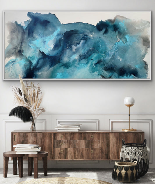 SOLD – Dive Right In – original artwork - Teagan Watts