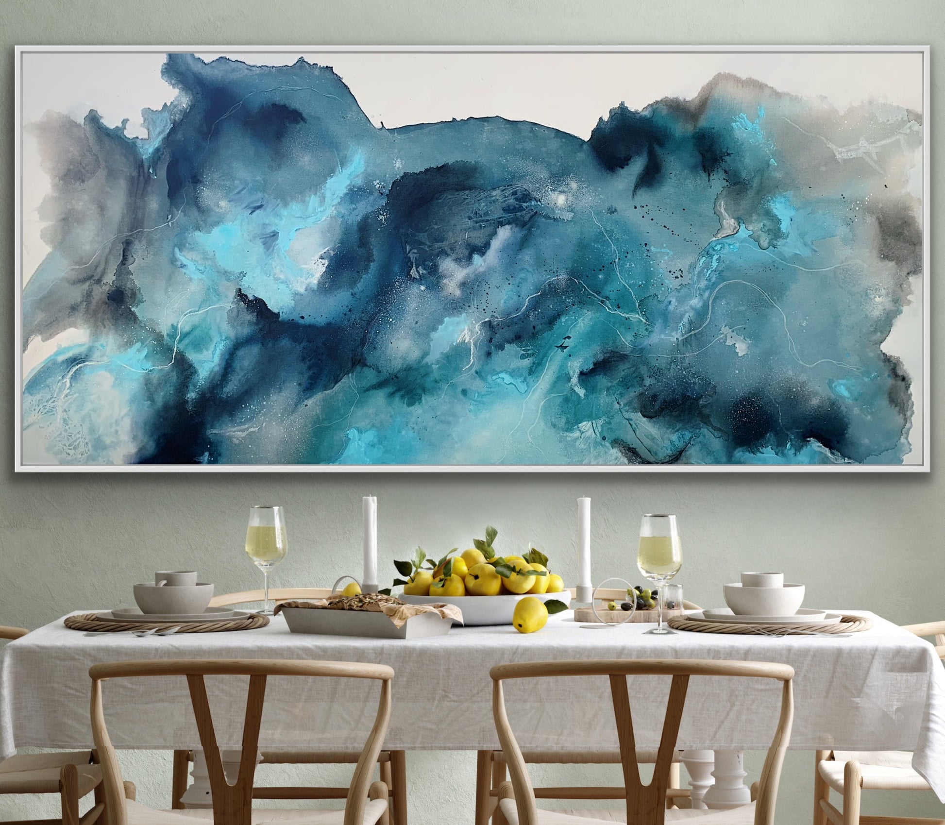 SOLD – Dive Right In – original artwork - Teagan Watts