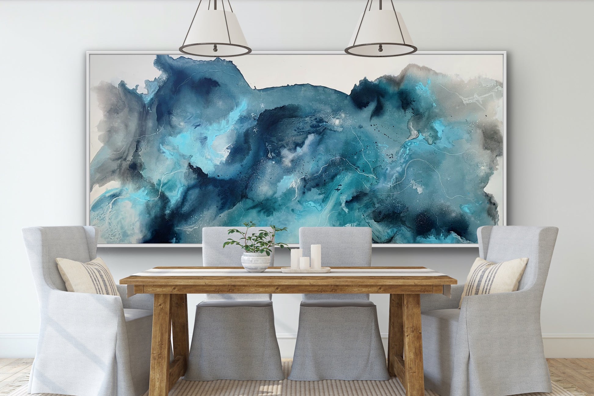 SOLD – Dive Right In – original artwork - Teagan Watts