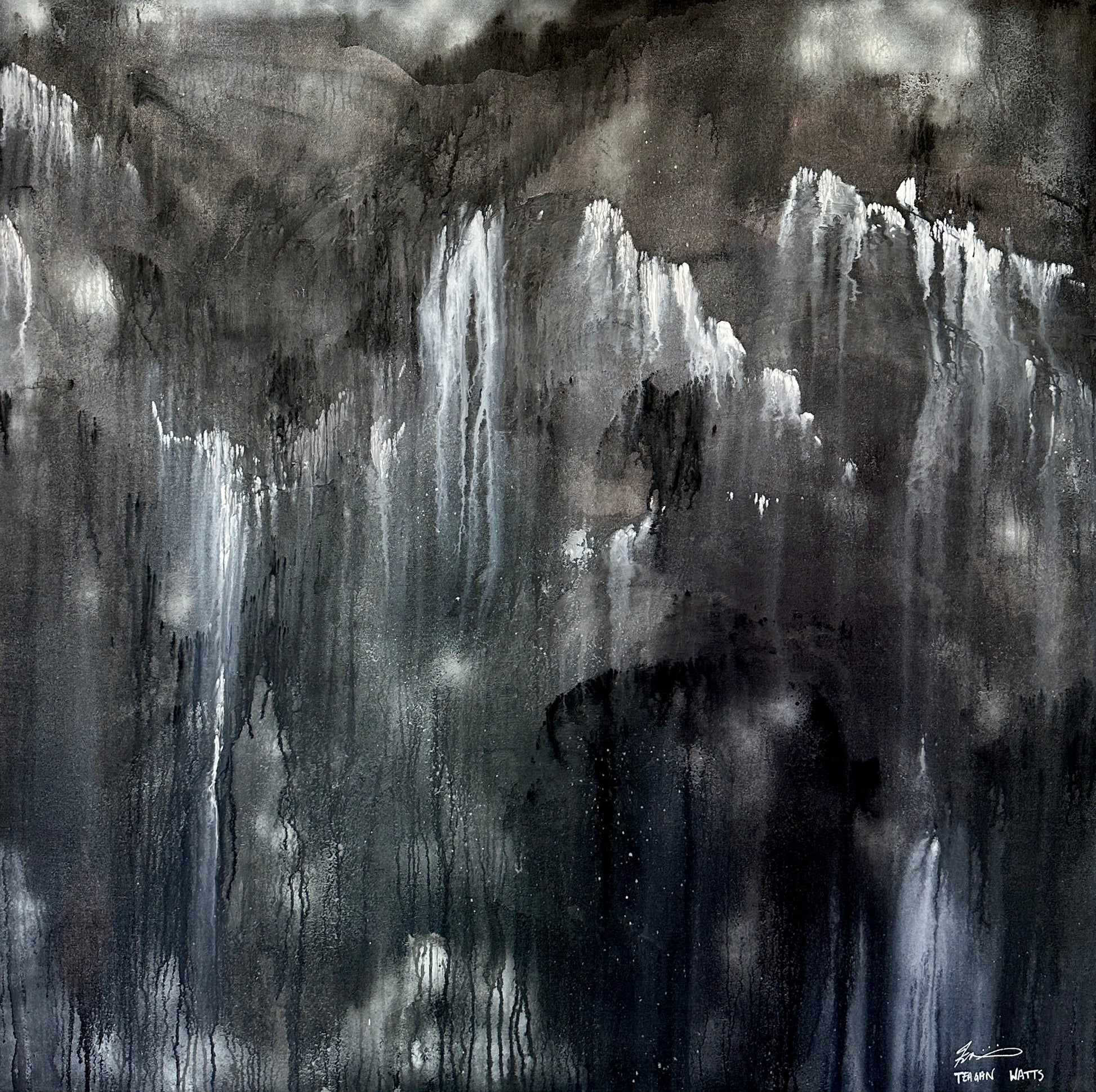 Peering through – original artwork - Teagan Watts