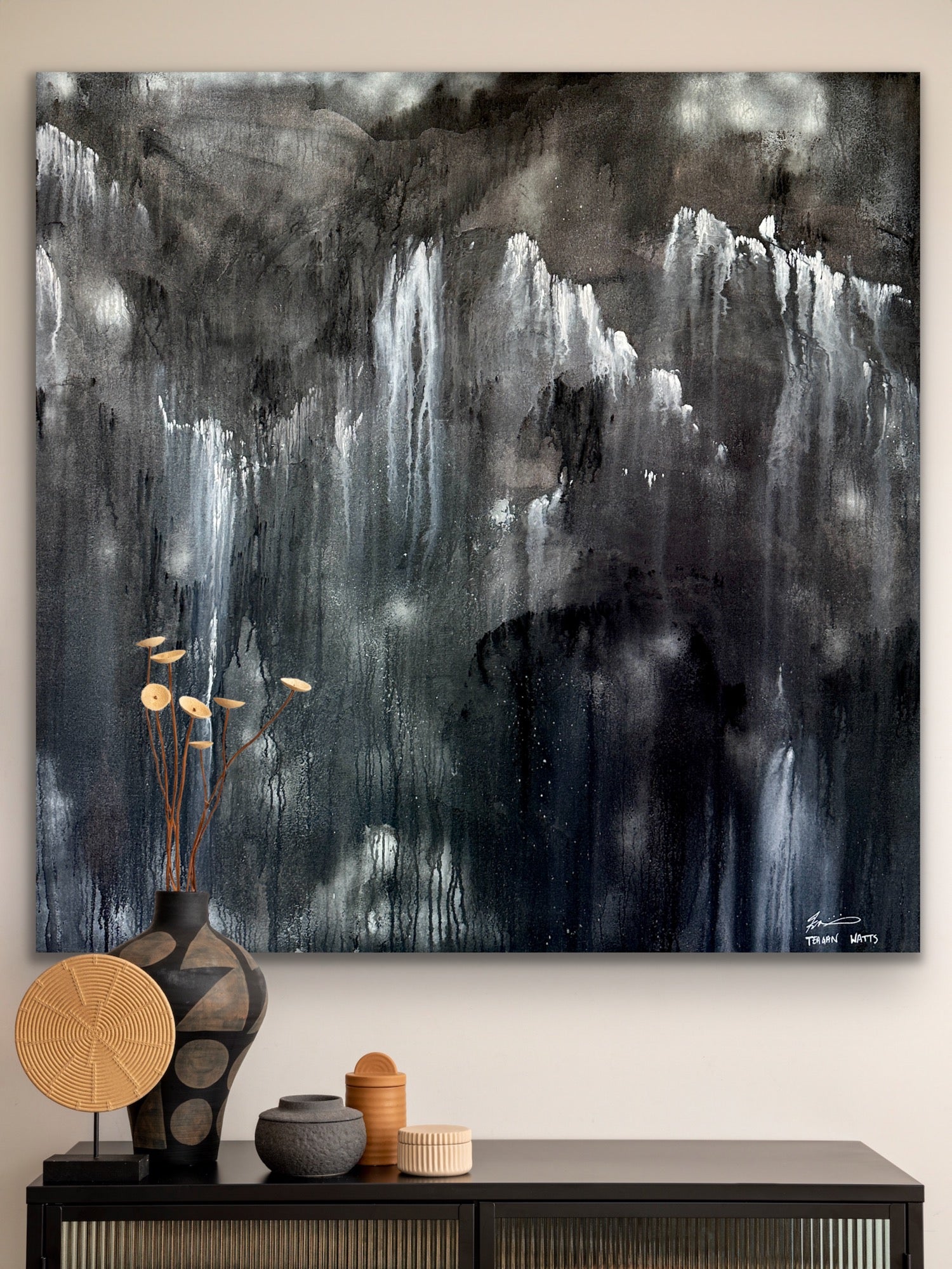 Peering through – original artwork - Teagan Watts