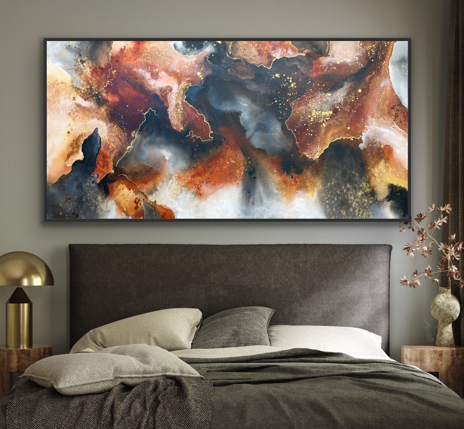 SOLD Inferno – Original artwork - Teagan Watts