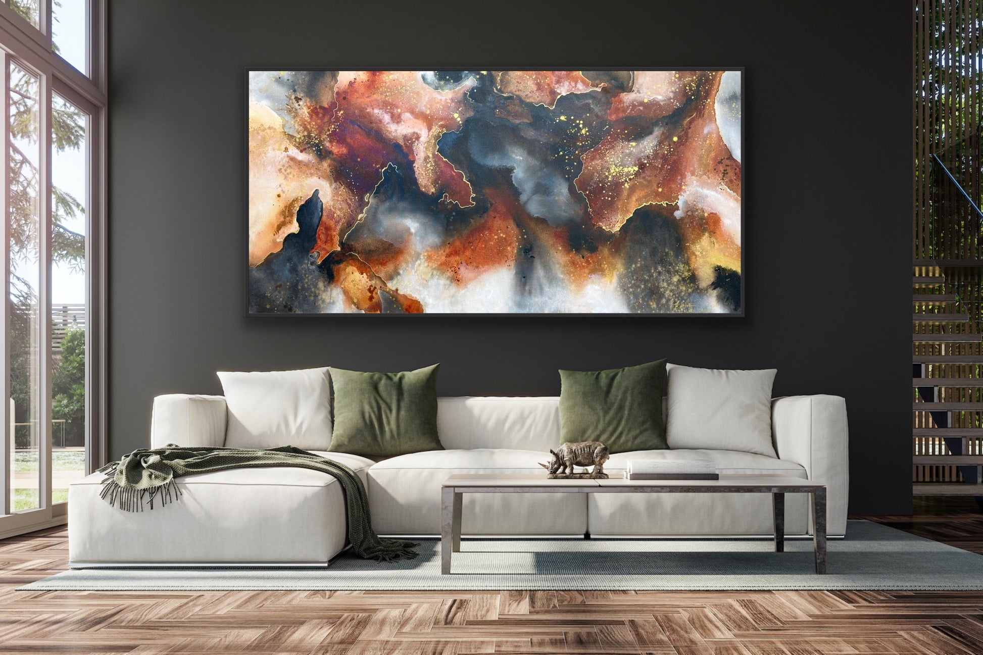 SOLD Inferno – Original artwork - Teagan Watts