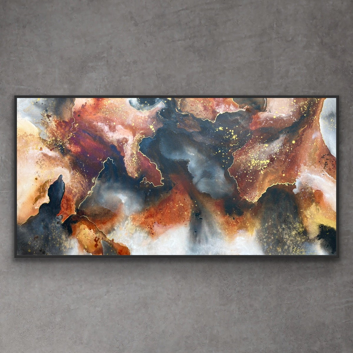 SOLD Inferno – Original artwork - Teagan Watts