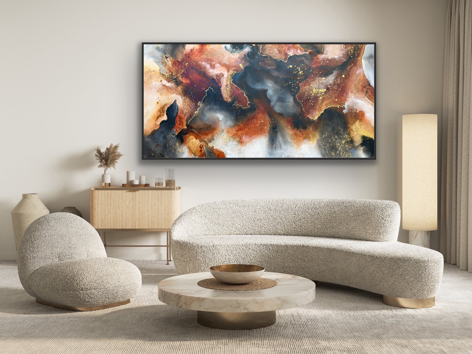 SOLD Inferno – Original artwork - Teagan Watts