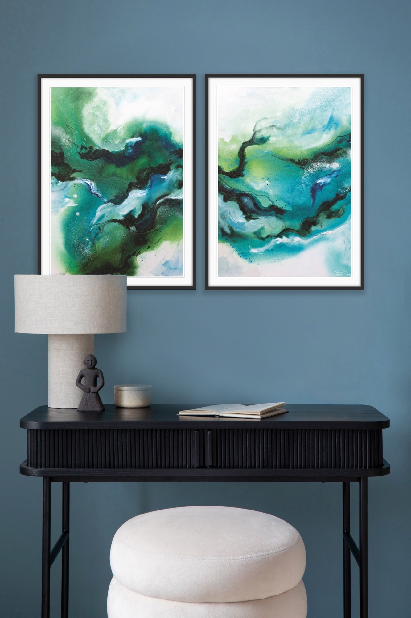 Beach House Musing I & II Pair - Paper Prints - Teagan Watts