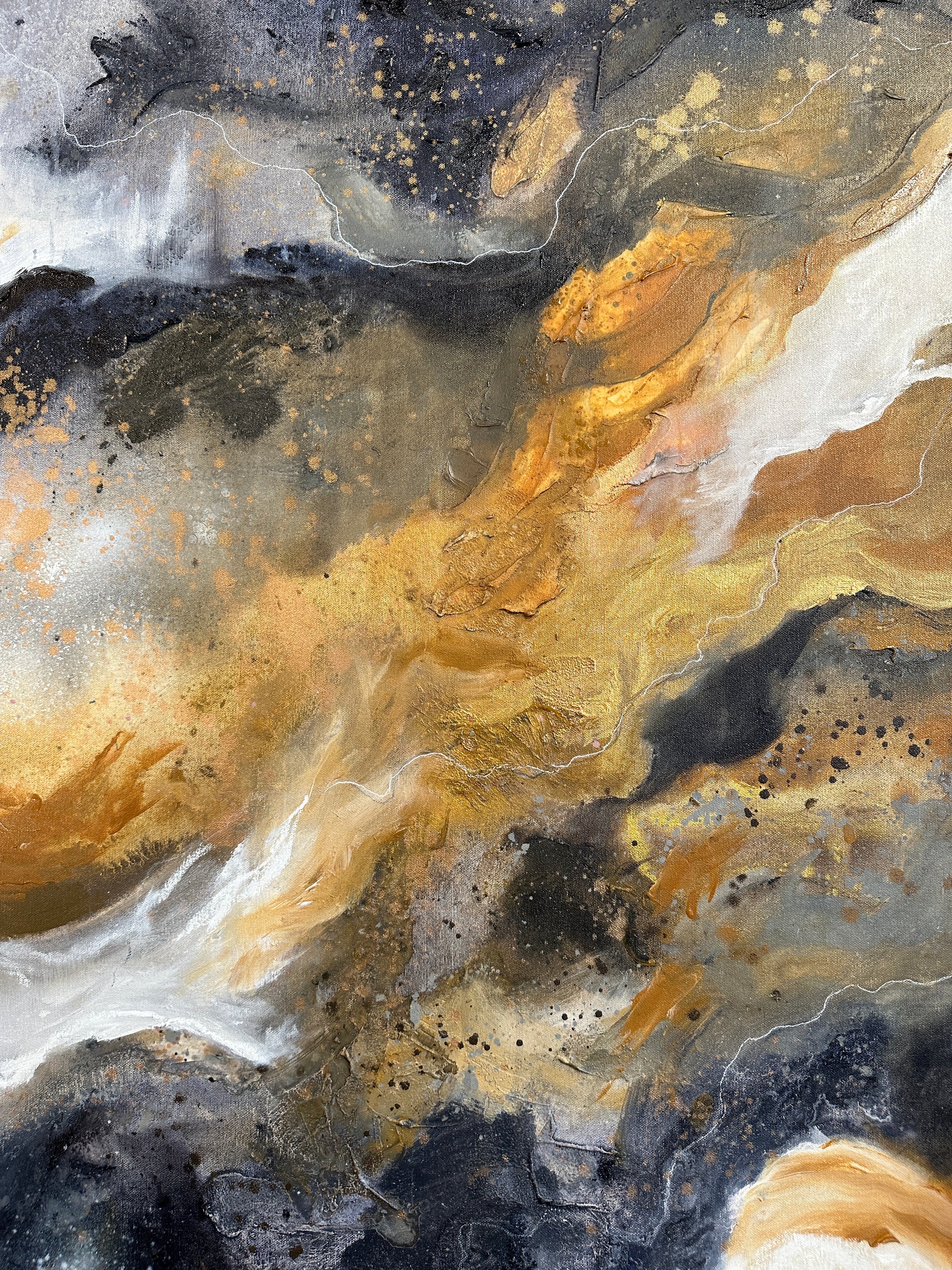 Rust coloured glasses  – original artwork - Teagan Watts