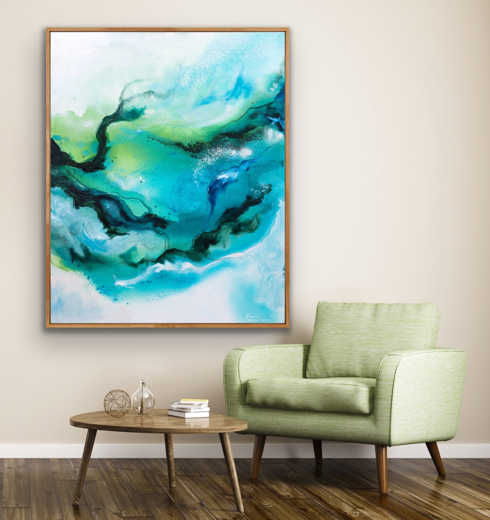 Beach House Musing 2 - Canvas prints - Teagan Watts