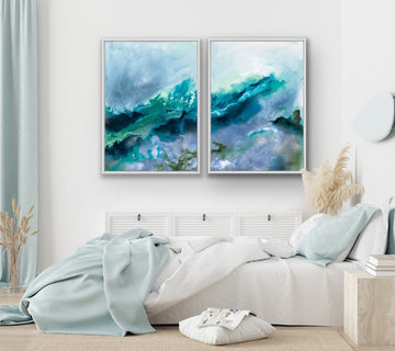 Consumed Diptych - Canvas Prints - Teagan Watts