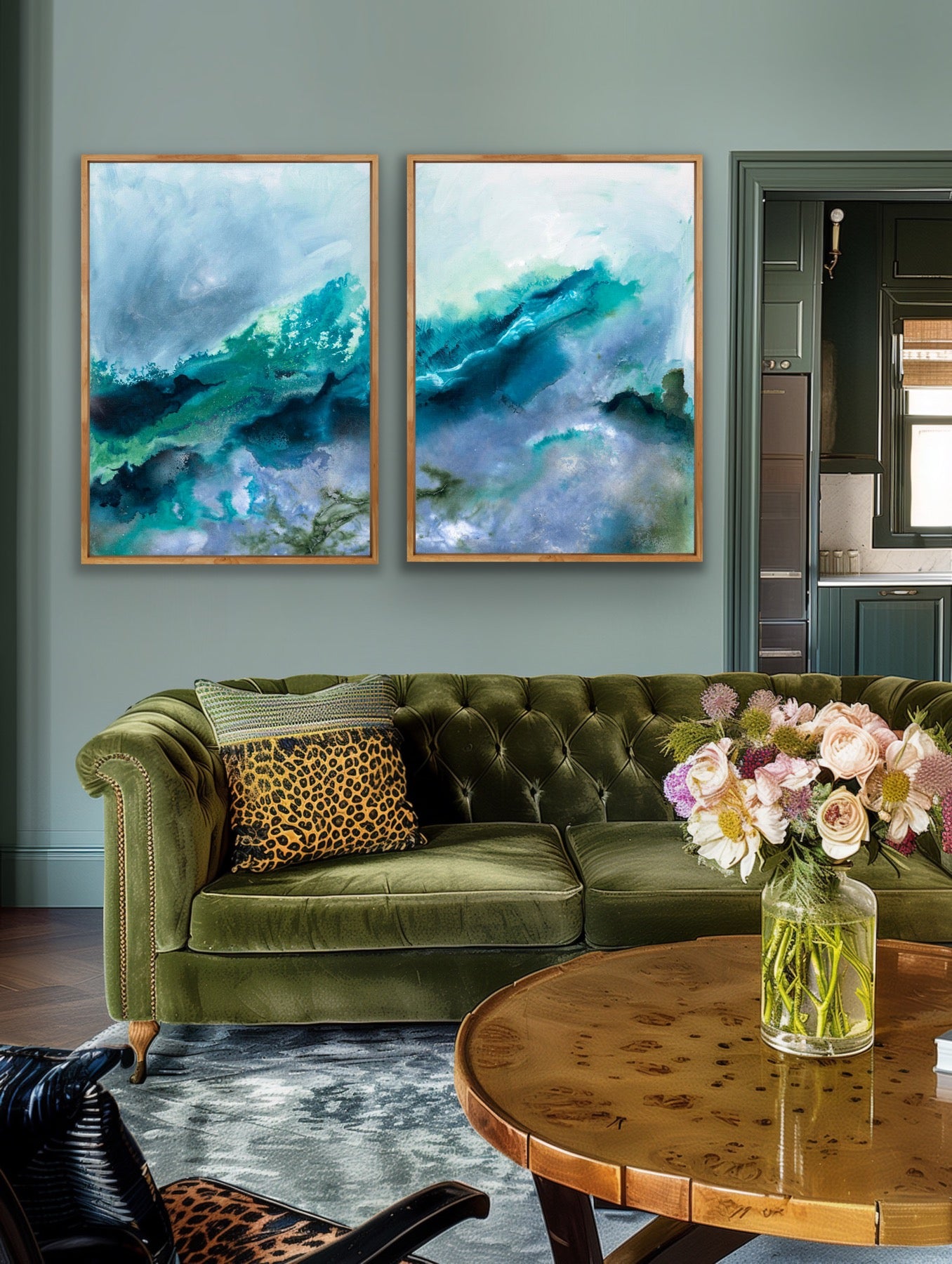 Consumed Diptych - Canvas Prints - Teagan Watts