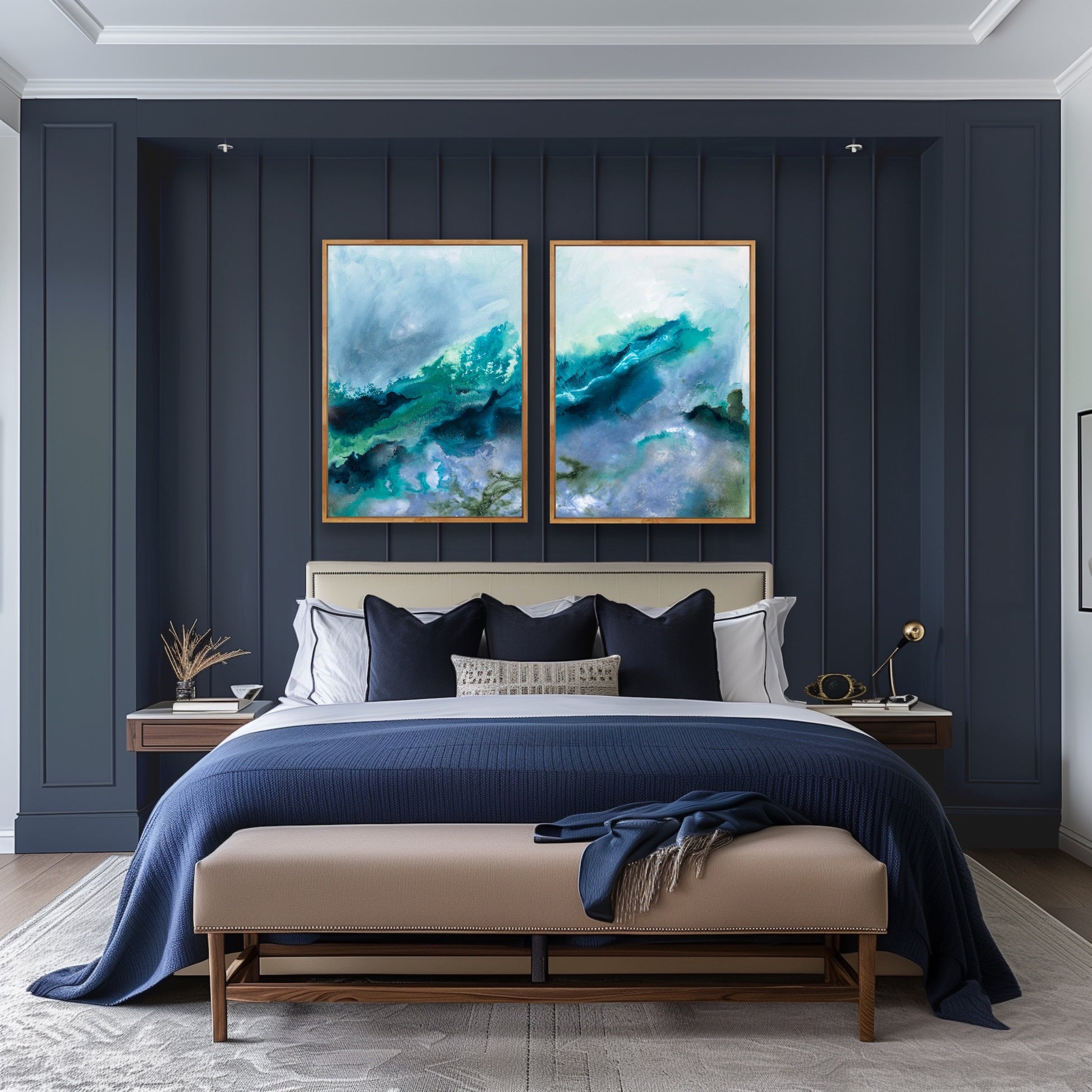 Consumed Diptych - Canvas Prints - Teagan Watts