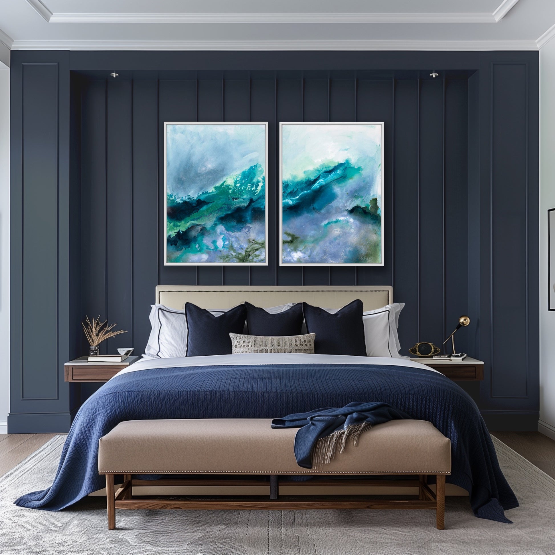 Consumed Diptych - Canvas Prints - Teagan Watts