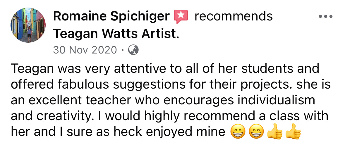 SAT JUNE 7th, 10AM -1PM - Abstract Art workshop (Alcohol Inks + mixed media) 3 SPOTS LEFT - Teagan Watts