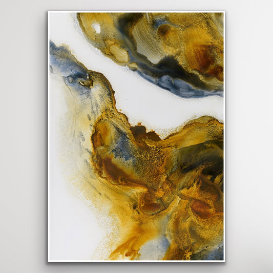 Inlet ready to frame paper print ocean inspired