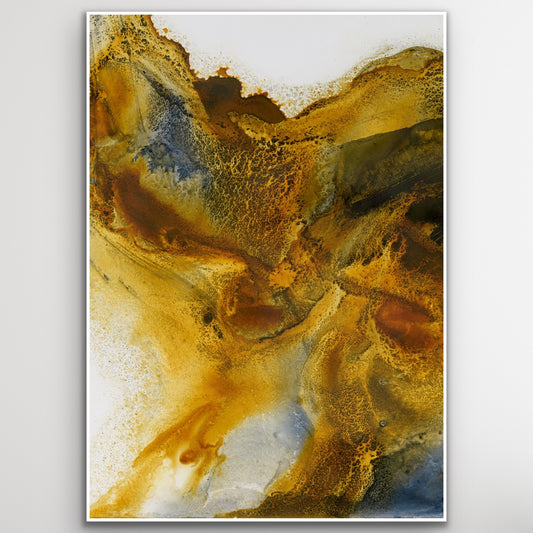 Ridge-ready to frame print ocean inspired