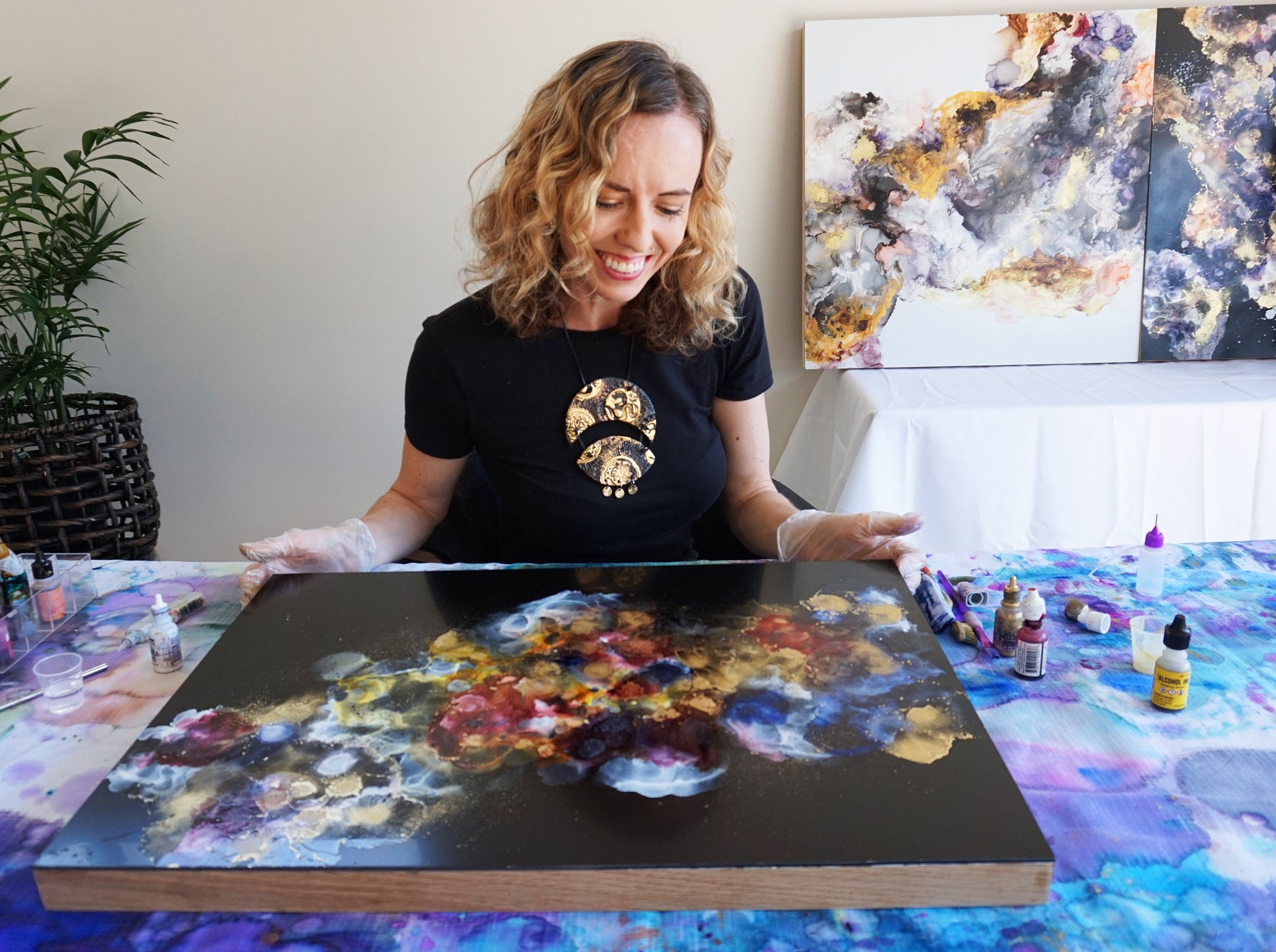 Alcohol Ink Online course bundle - Teagan Watts