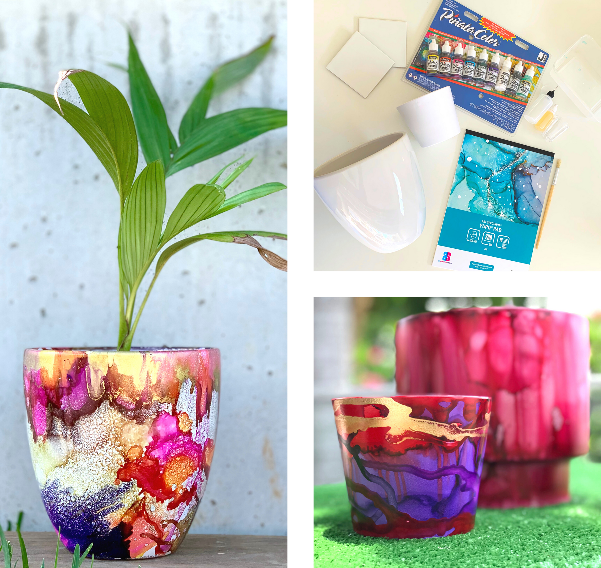 Alcohol Ink Online course bundle - Teagan Watts