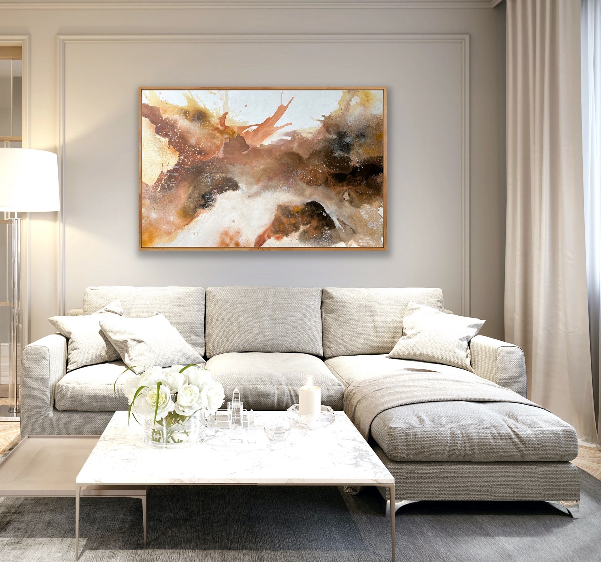 SOLD Morning Haze – original artwork - Teagan Watts