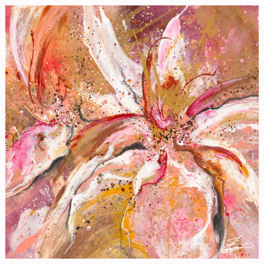 Roseate - Art print - square format - Teagan Watts